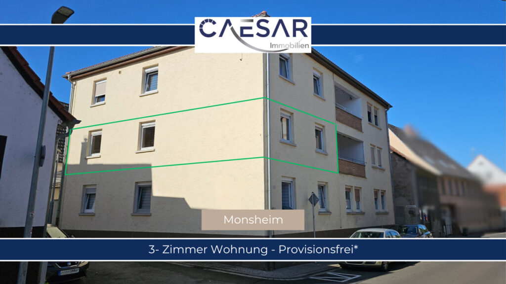 3- Zimmer Wohnung Monsheim