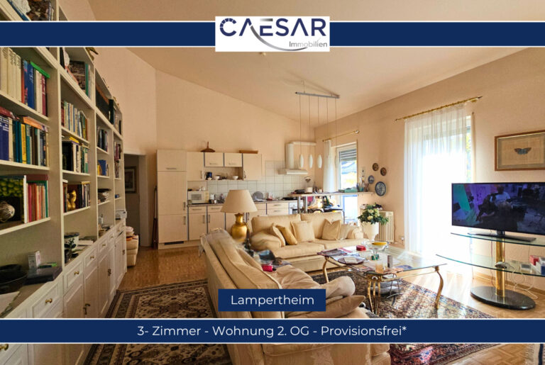 3 Zimmer Wohnung im 2. OG
