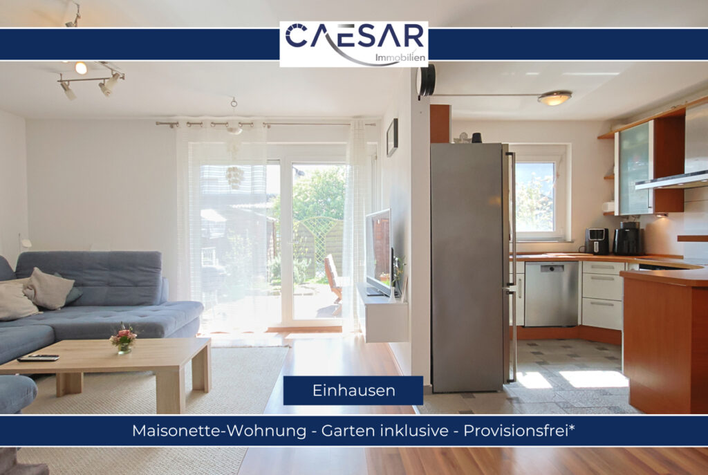 Maisonette-Wohnung mit eigenem Garten