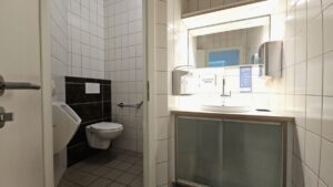 WC im Praxisbereich
